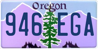 OR license plate 946EGA