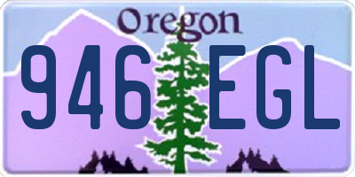 OR license plate 946EGL