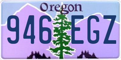OR license plate 946EGZ