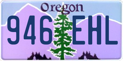 OR license plate 946EHL