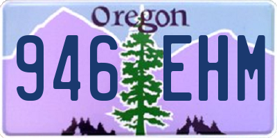 OR license plate 946EHM