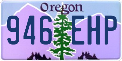 OR license plate 946EHP