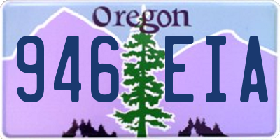OR license plate 946EIA