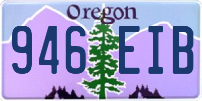 OR license plate 946EIB
