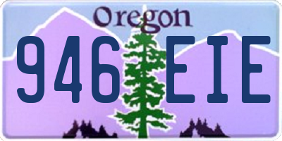 OR license plate 946EIE