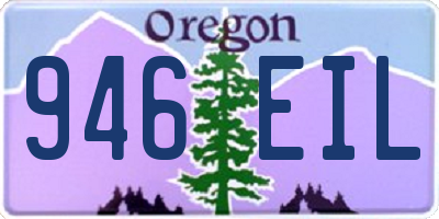 OR license plate 946EIL