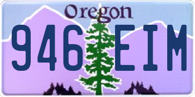 OR license plate 946EIM