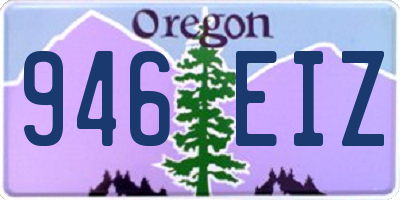 OR license plate 946EIZ