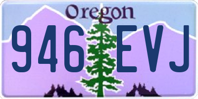 OR license plate 946EVJ