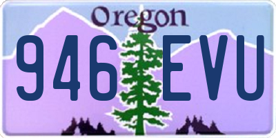 OR license plate 946EVU