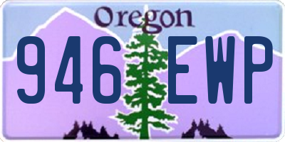 OR license plate 946EWP