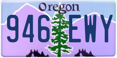 OR license plate 946EWY