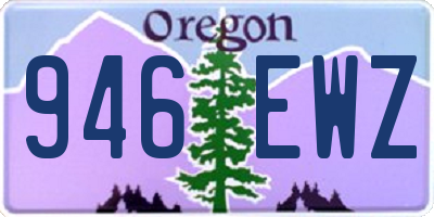 OR license plate 946EWZ