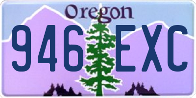 OR license plate 946EXC