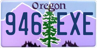 OR license plate 946EXE