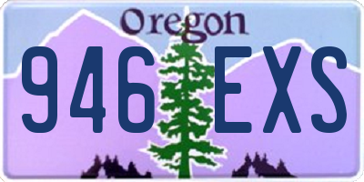 OR license plate 946EXS