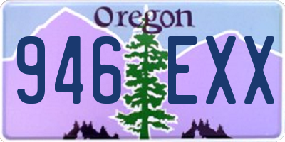OR license plate 946EXX