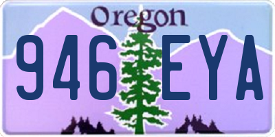 OR license plate 946EYA