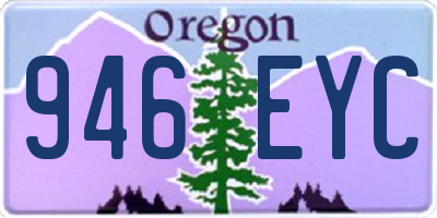 OR license plate 946EYC