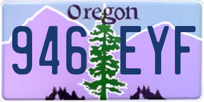 OR license plate 946EYF