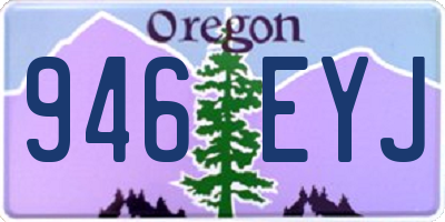OR license plate 946EYJ