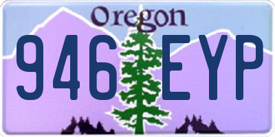 OR license plate 946EYP