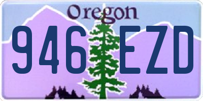 OR license plate 946EZD