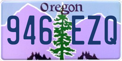 OR license plate 946EZQ