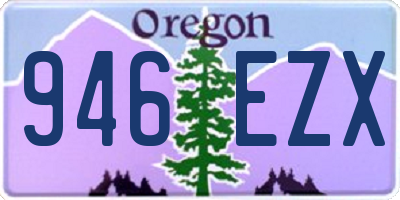 OR license plate 946EZX