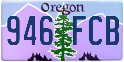 OR license plate 946FCB