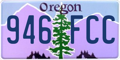 OR license plate 946FCC