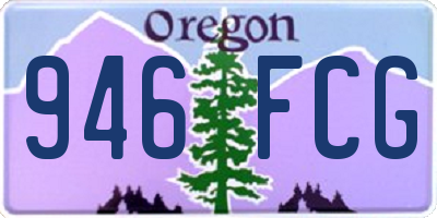 OR license plate 946FCG