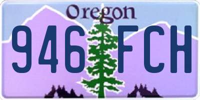 OR license plate 946FCH