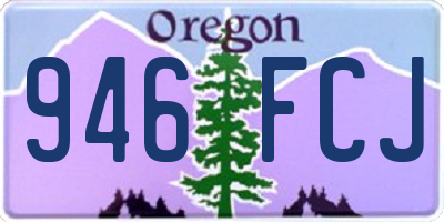 OR license plate 946FCJ