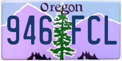 OR license plate 946FCL