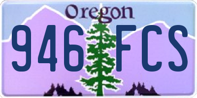OR license plate 946FCS
