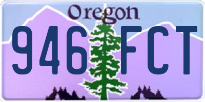 OR license plate 946FCT