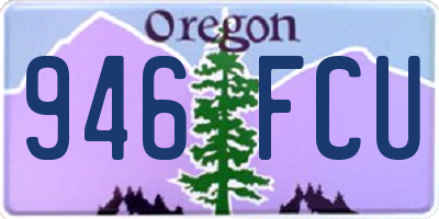 OR license plate 946FCU