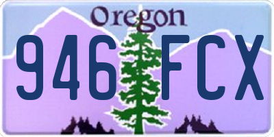 OR license plate 946FCX
