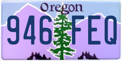 OR license plate 946FEQ