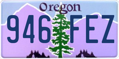 OR license plate 946FEZ