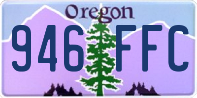 OR license plate 946FFC