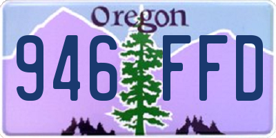 OR license plate 946FFD