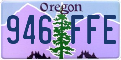 OR license plate 946FFE