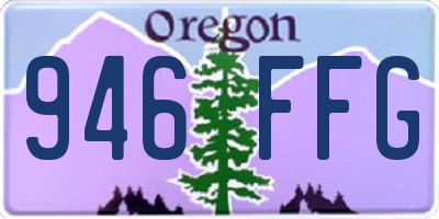 OR license plate 946FFG