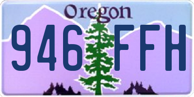 OR license plate 946FFH