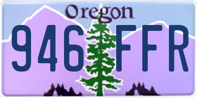 OR license plate 946FFR