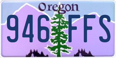 OR license plate 946FFS