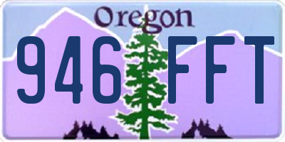 OR license plate 946FFT