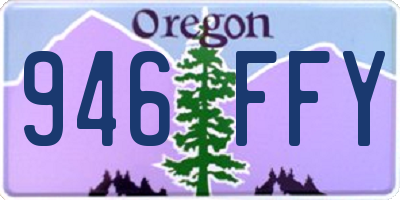 OR license plate 946FFY